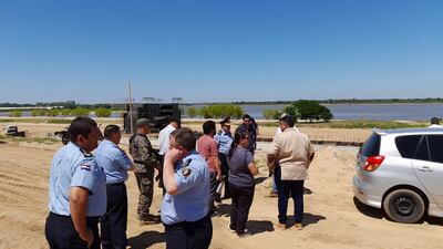 Autoridades de varias instituciones públicas,visitaron la costanera en donde realizará la fiesta Hawaiana.