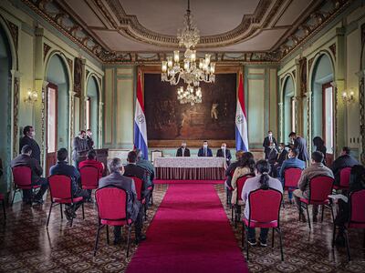 El acto de entrega de desembolsos fue esta mañana en Palacio de Gobierno.