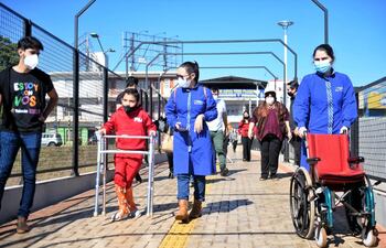 La actividad se llevó a cabo este miércoles con participación de personas con discapacidad motora.