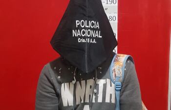 Ever Javier Martínez Alvarenga fue detenido en inmediaciones de la Terminal de Ómnibus de Asunción.