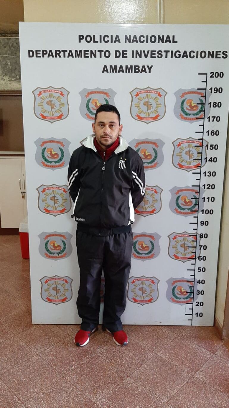 Uno de los supuestos autores del homicidio del funcionario municipal.