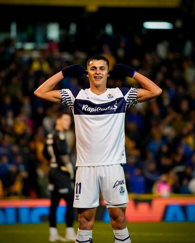 Ramón Sosa  marcó su quinto gol en 19 partidos con Gimnasia de La Plata.