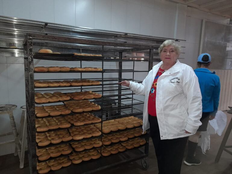 María Ana López, una de las chiperas más reconocidas de Eusebio Ayala.