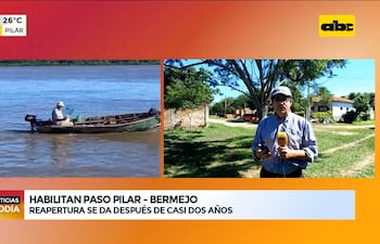 Habilitan paso Pilar-Bermejo: Reapertura se da después de casi dos años