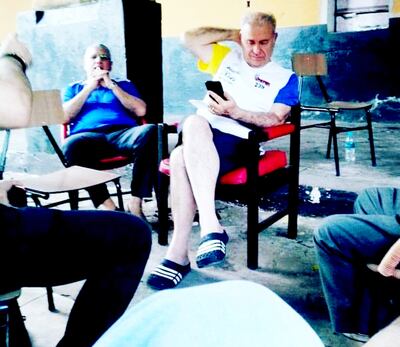 Ramón González Daher, en prisión, recibió visita de otro dirigente deportivo: José Medina Sagalés.