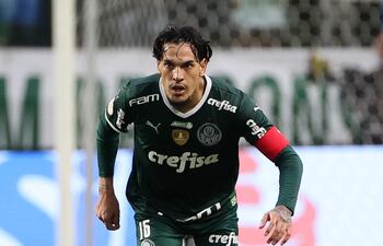Gustavo Gómez, capitán del Palmeiras, líder del Brasileirão.