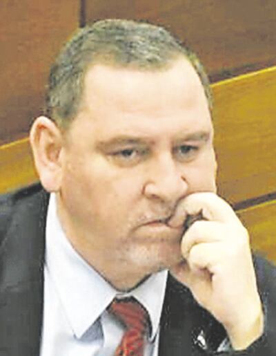 Senador Javier Zacarías Irún (ANR- HC), acusado por uso indebido de influencias en el ámbito del Poder Judicial.