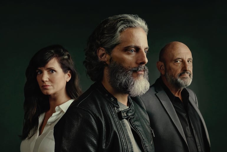 Griselda Siciliani, Joaquín Furriel y Gabriel Goity protagonizan Descansar en paz, filme que tiene una participación muy especial de Lali González. (Instagram/Joaquín Furriel)