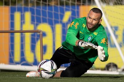 Weverton, arquero del Palmeiras que dio positivo al Covid-19