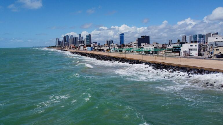 Playa de Boa Viagem, Recife (Brasil).