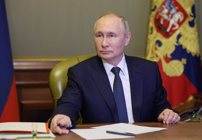 El presidente de Rusia, Vladimir Putin, convocó al Consejo de Seguridad tras el ataque al puerte de Crimea. (EFE)