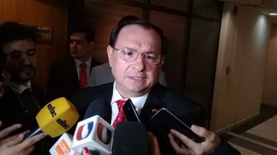 Ramón Retamozo en el Congreso.