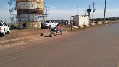 Predio ubicado en las afueras de Pedro Juan Caballero donde fue acribillada la víctima.