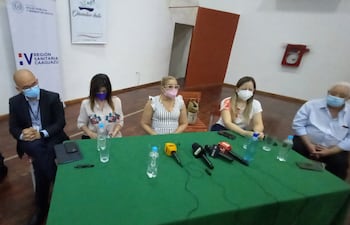 Autoridades de salud Nacionales, departamentales y Locales, llamaron a una conferencia de prensa para informar sobre el aumento considerable de contagio del coronavirus.