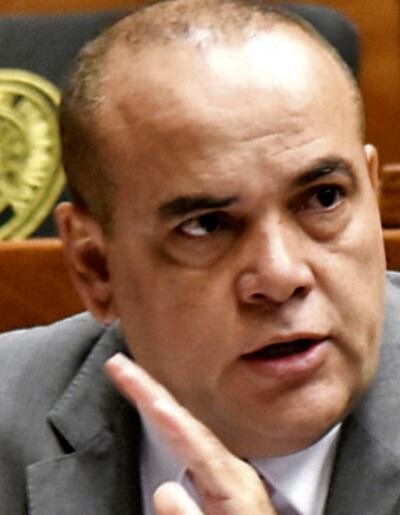 Basilio “Bachi” Núñez, líder de la bancada del Movimiento Honor Colorado de la Cámara de Diputados.