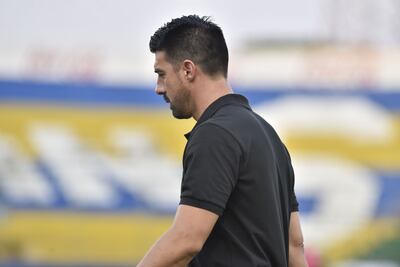 Julio César Cáceres, en la serie de los cuartos de la Copa Paraguay 2021 en la que Olimpia superó a Guaireña.