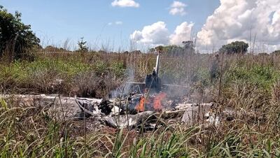 La aeronave quedó totalmente destruida en Porto Nacional.