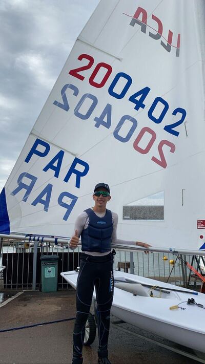 El velero paraguayo Sebastián Leri.