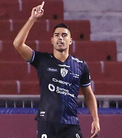 Brian Guillermo Montenegro Benítez (27), cinco goles en seis partidos con IDV.