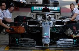 El campeón del mundo, el inglés Lewis Hamilton, fue en más veloz en las primeras pruebas .