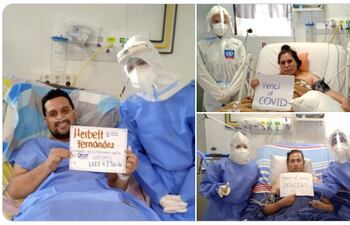 Tres médicos, entre ellos una embarazada, lograron superar la batalla contra el covid-19 en Terapia Intensiva.