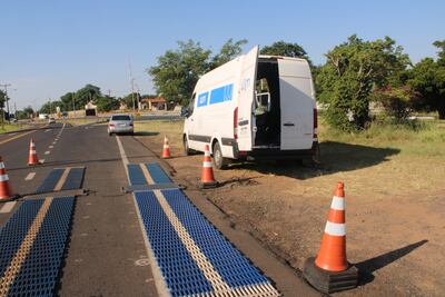 Habilitan puesto de pesaje móvil, en el km 48 de Caacupé