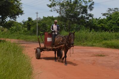 Unas 53 familias de la comunidad indígena Naranjito Rio Verde, del distrito de Santa Rosa del Aguaray, tienen una necesidad acuciante de agua potable. Una persona recorre más de un kilómetro seis veces al día, ida y vuelta, para que la comunidad pueda beberla.