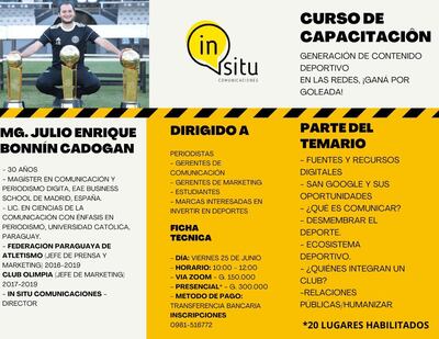 Detalles del curso de capacitación