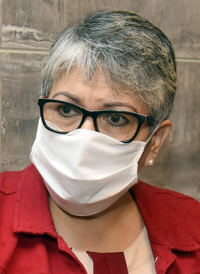 Guillermina Coronel, vocera.