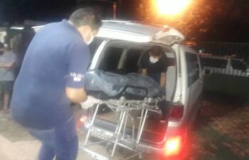 La víctima fue trasladada al Hospital de la Fundación Tesãi de Ciudad del Este, donde llegó sin signos de vida.