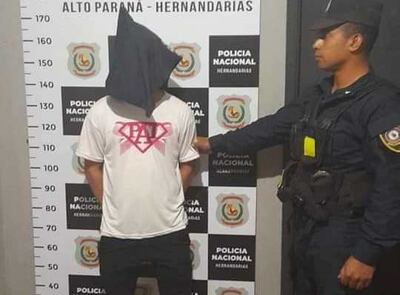 Saturnino Andrés Amarilla Guillén quedó detenido en la comisaría 5ª.