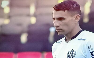 Junior Alonso (25) jugó su quinto partido por el Mineiro, los cuatro iniciales por el estadual.