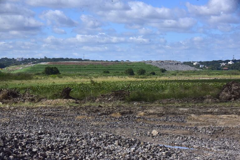 Vista de Cateura desde la futura Costanera Sur, que formará parte del paisaje.