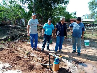 Habilitaron el segundo pozo para abastecer del vital liquido a los pobladores.