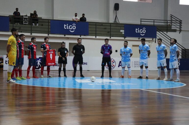 El homenaje a Darío Herrera, quien jugó en Cerro Porteño en 2016 y fue campeón de la Copa Libertadores de Futsal.