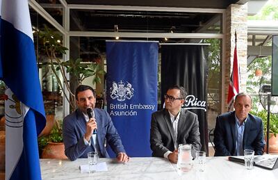 Ramin Navai, Florian Haensch y Marcelo Sabanes.