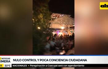 Nulo control y poca conciencia ciudadana durante el fin de semana