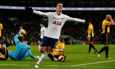 El argentino Lamela ganó el premio Puskas al mejor gol del 2021.