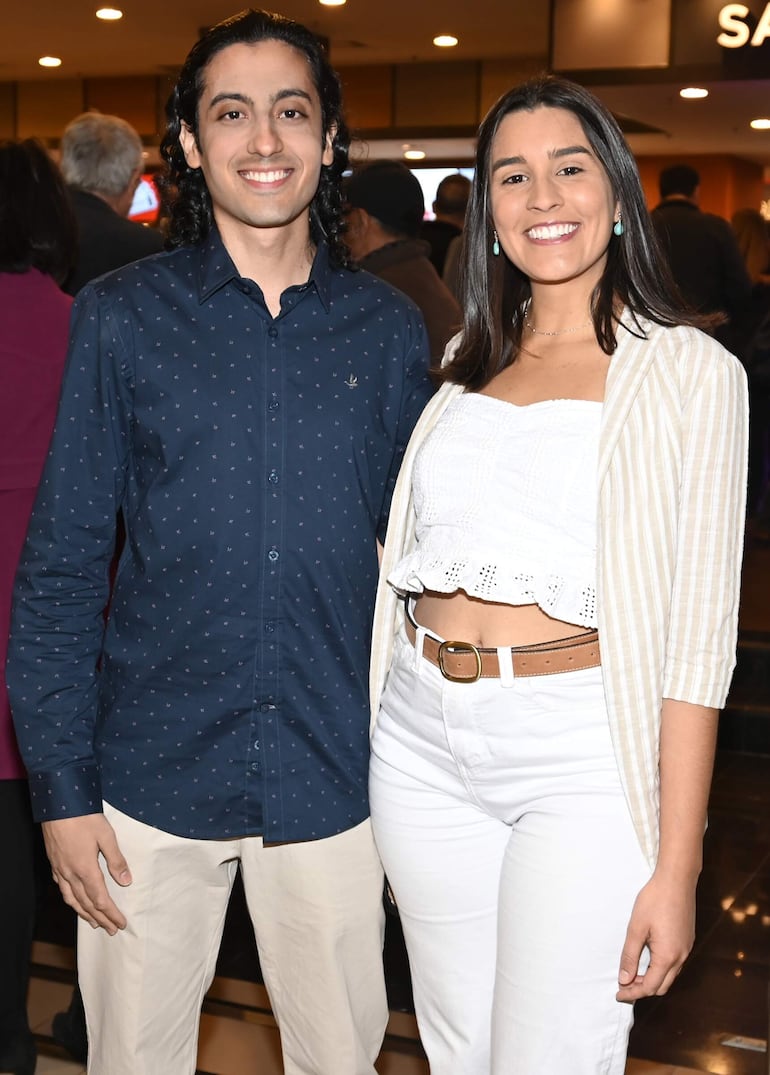 Mateo De Azeredo y Camila Díaz.