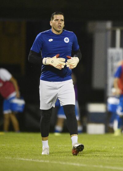 Mauro Rubén Cardozo (38 años), arquero del 12 de Octubre.