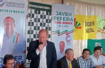 Javier Pereira, intendente de Cambyreta (PLRA) y precandidato a gobernador de Itapúa, formalizó el apoyo para las elecciones 2023 de una “Alianza para una nueva Itapúa”, integrada por 17 partidos políticos.