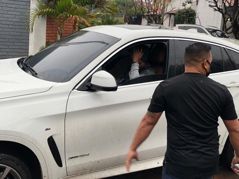 Richard Ortiz fue el primer en llegar al complejo de Olimpia en Fernando de la Mora.