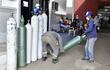 Las autoridades sanitarias aseguraron ayer la provisión de tanques de oxígeno en los hospitales.