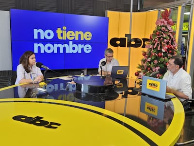 Johanna Ortega, precandidata a diputada por Asunción, en estudios de ABC Cardinal 730AM.