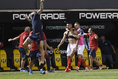 El gol del empate sobre el final de Juan Patiño desató la locura azulgrana.