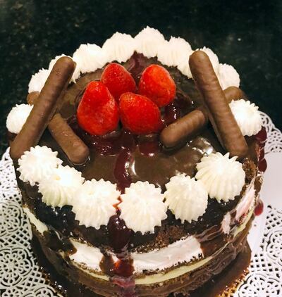 Preparar postres fue una de las ideas de Azucena para seguir trabajando.