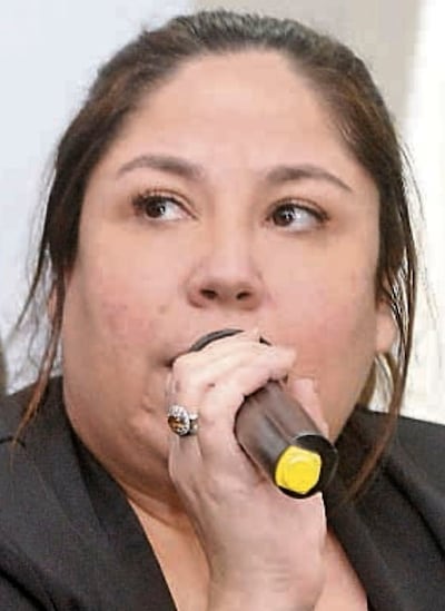 Patricia Samudio, expresidenta de Petróleos Paraguayos.