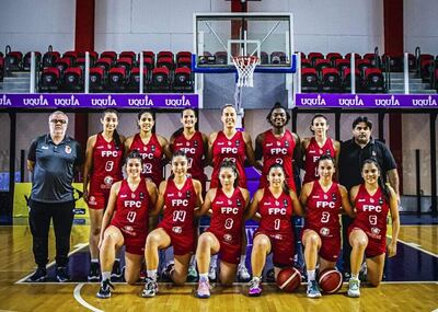 La dotación completa de Félix Pérez Cardozo que está en el final four de Uruguay.