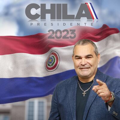 Cartel de la campaña electoral de José Luis Chilavert.
