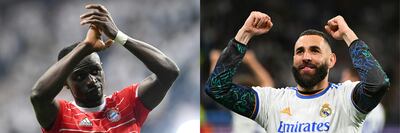 Sadio Mané y Karim Benzema, candidatos al Balón de Oro 2022, que se entrega hoy en París.